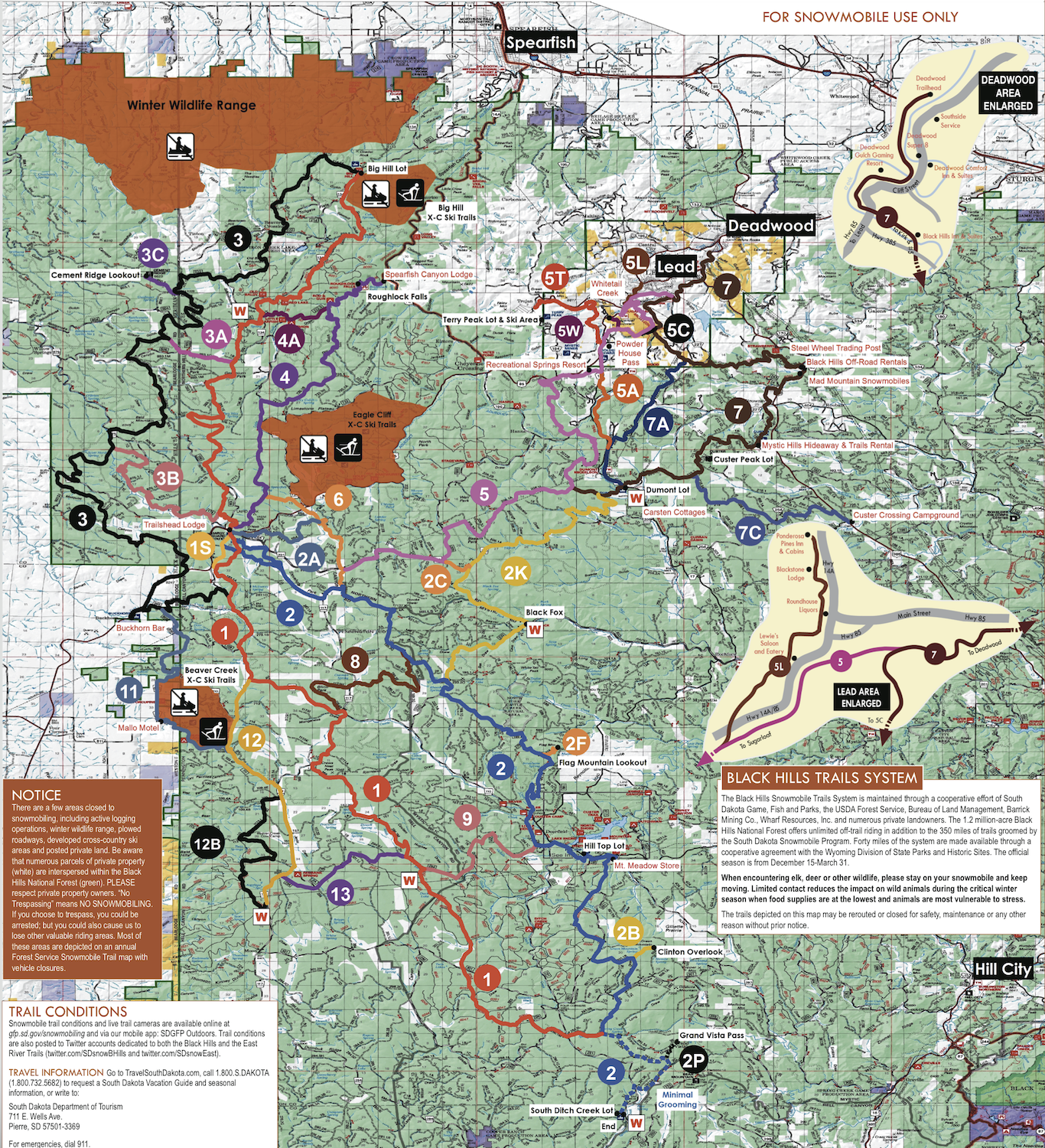 Black Hills Atv Trail Map Black Hills – Rocky Mountain Sled Conditions