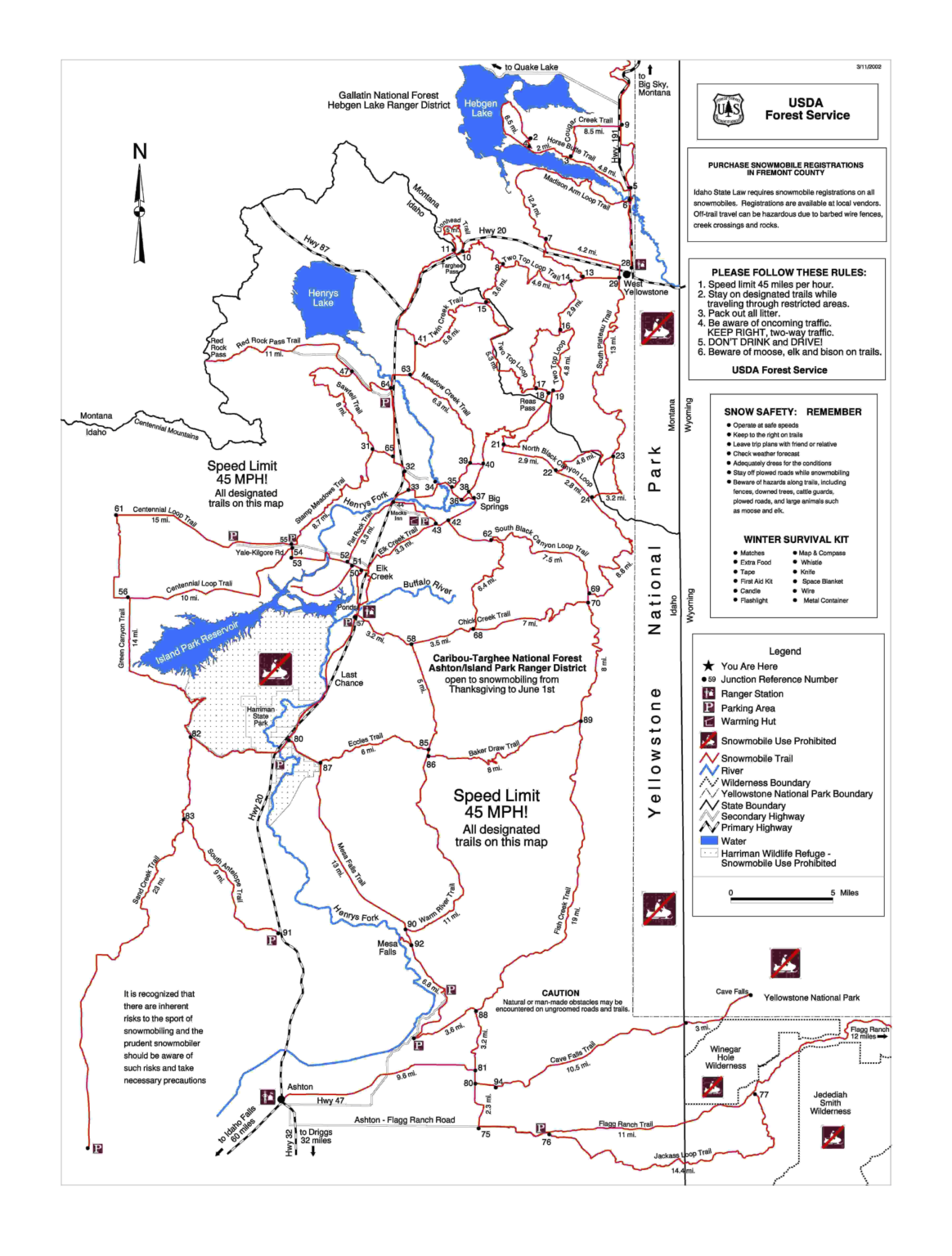 Island Park Rocky Mountain Sled Conditions