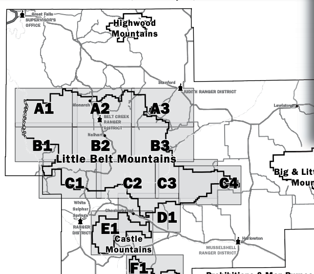 Little Belt Mountains Rocky Mountain Sled Conditions