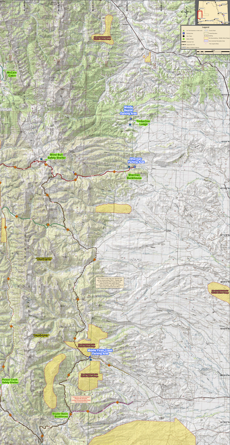 Trail Map for this riding area