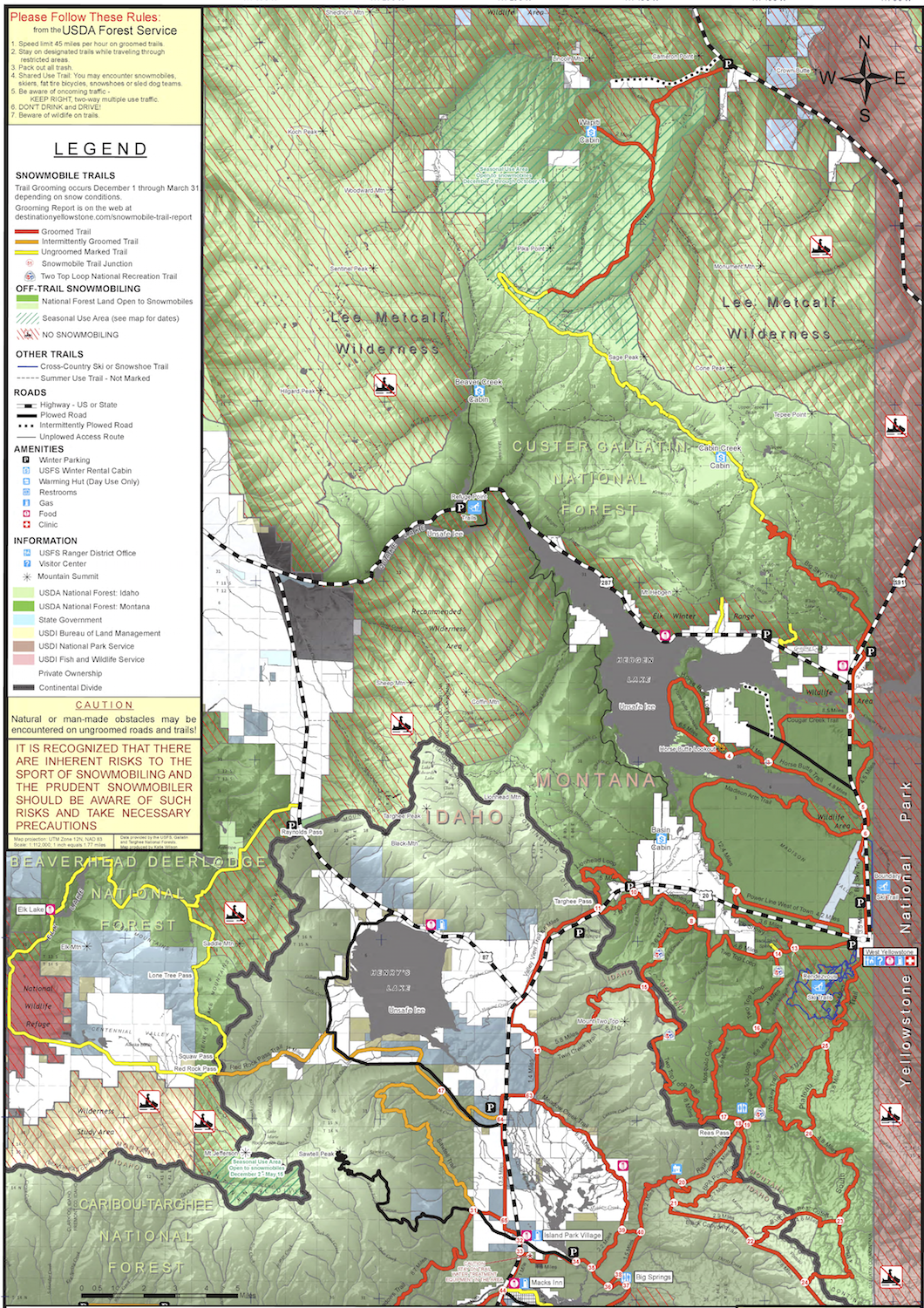 Trail Map for this riding area