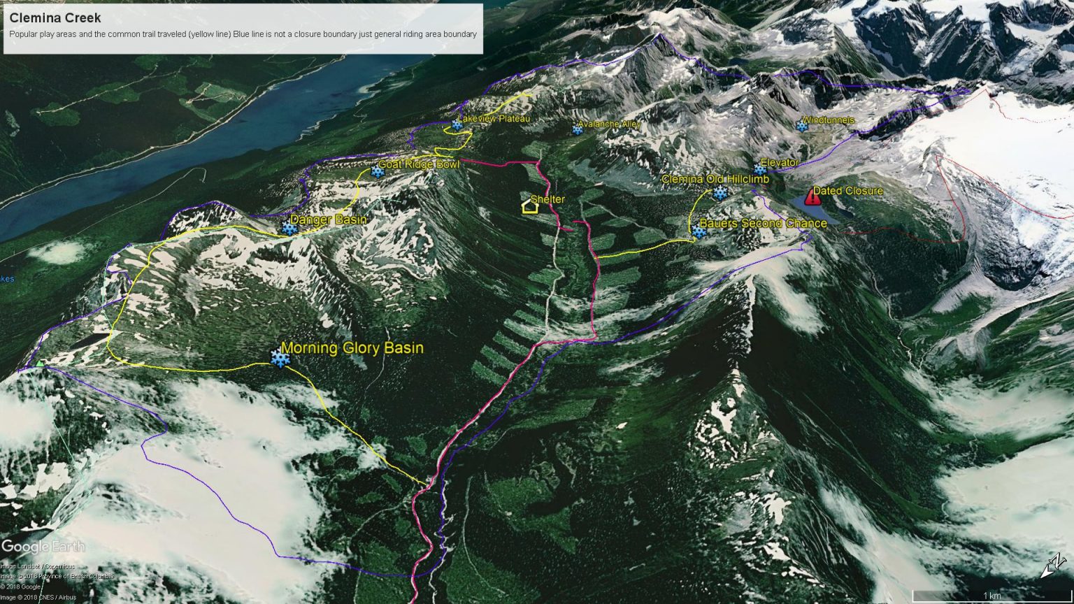 Valemon Map Valemount – Rocky Mountain Sled Conditions